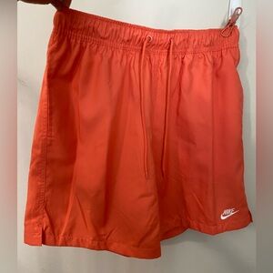 Nike Coral Drawstring Athletic Shorts